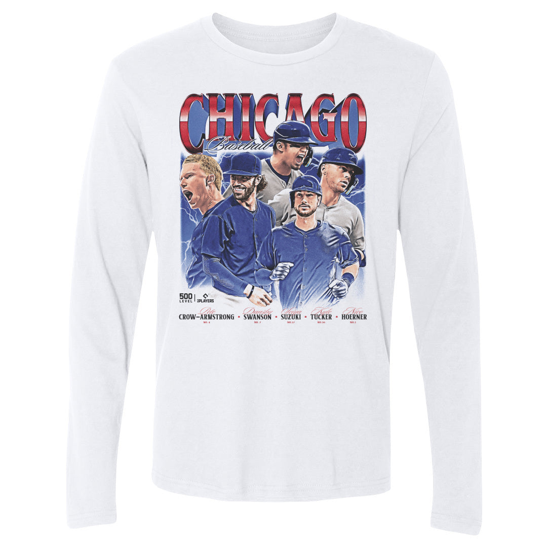 Chicago Men's Long Sleeve T-Shirt | 500 LEVEL