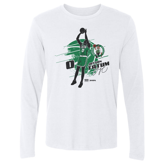 Jayson Tatum Men's Long Sleeve T-Shirt | 500 LEVEL