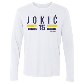Nikola Jokic Men's Long Sleeve T-Shirt | 500 LEVEL