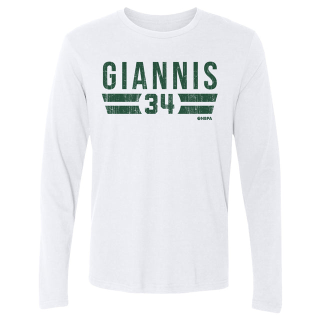 Giannis Antetokounmpo Men's Long Sleeve T-Shirt | 500 LEVEL