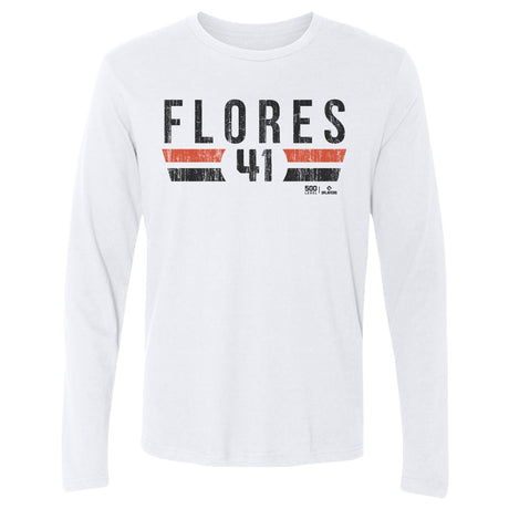 Wilmer Flores Men's Long Sleeve T-Shirt | 500 LEVEL