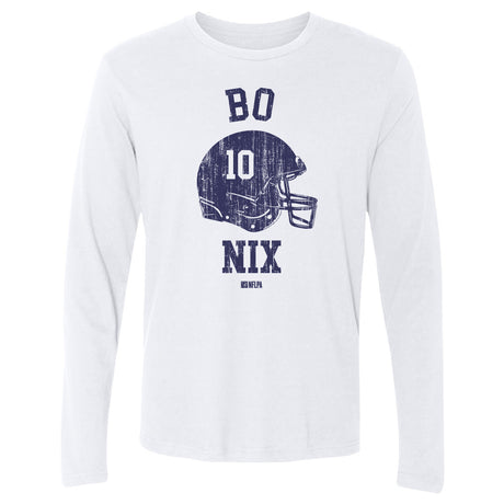Bo Nix Men's Long Sleeve T-Shirt | 500 LEVEL