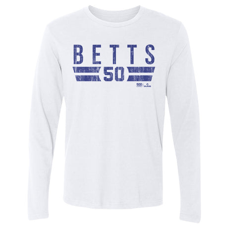 Mookie Betts Men's Long Sleeve T-Shirt | 500 LEVEL