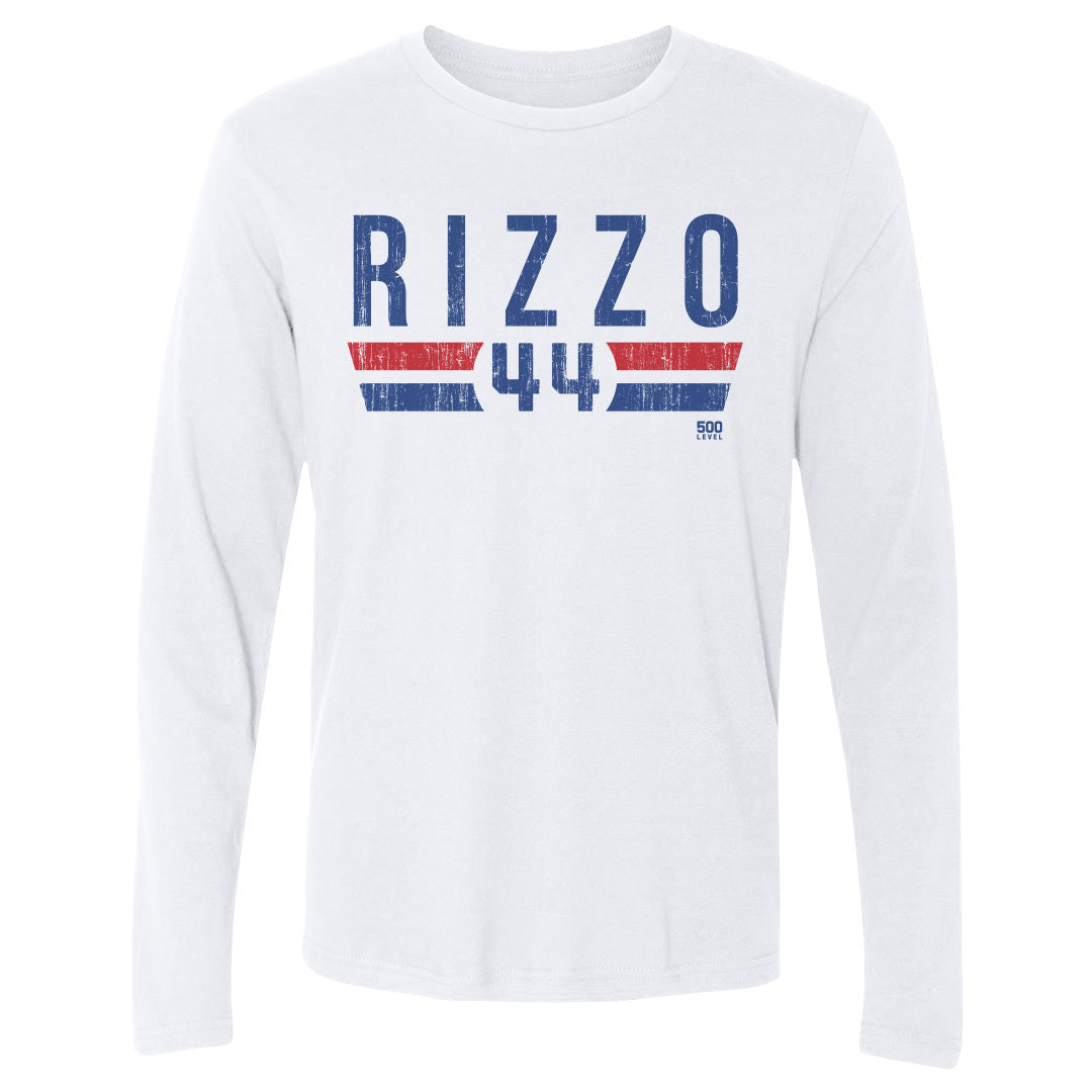 Anthony Rizzo Men's Long Sleeve T-Shirt | 500 LEVEL