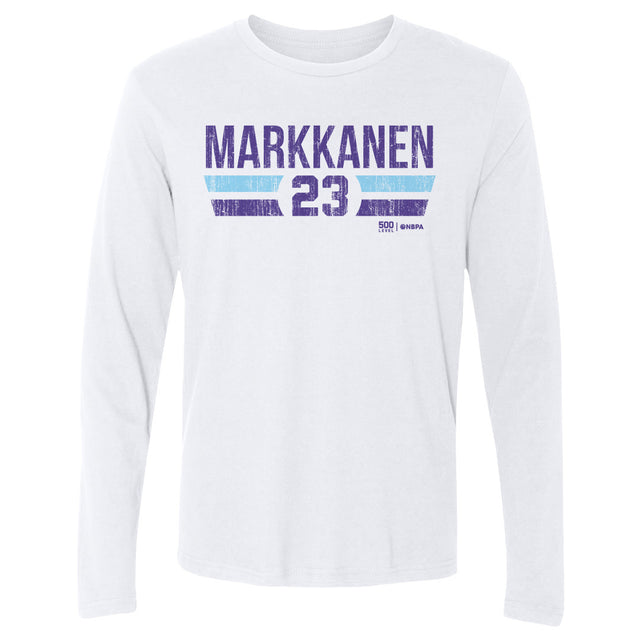 Lauri Markkanen Men's Long Sleeve T-Shirt | 500 LEVEL