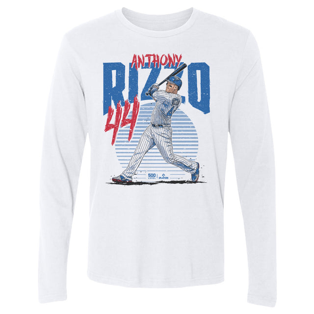Anthony Rizzo Men's Long Sleeve T-Shirt | 500 LEVEL