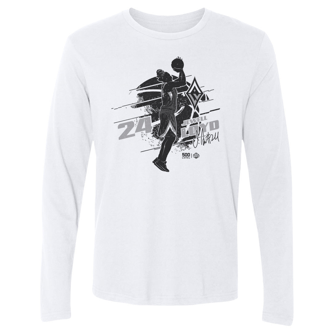 Jewell Loyd Men's Long Sleeve T-Shirt | 500 LEVEL