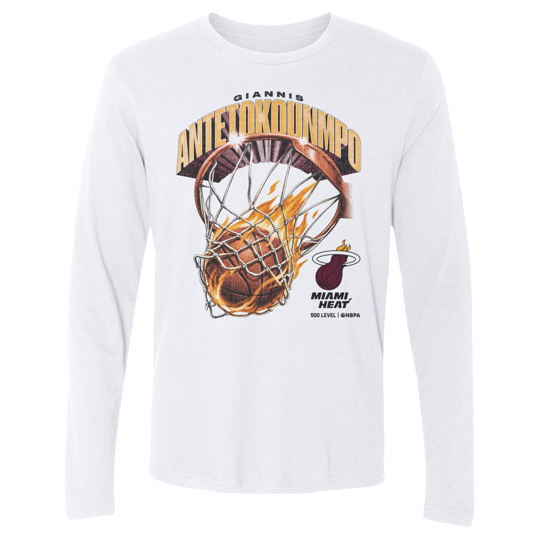 Giannis Antetokounmpo Men's Long Sleeve T-Shirt | 500 LEVEL