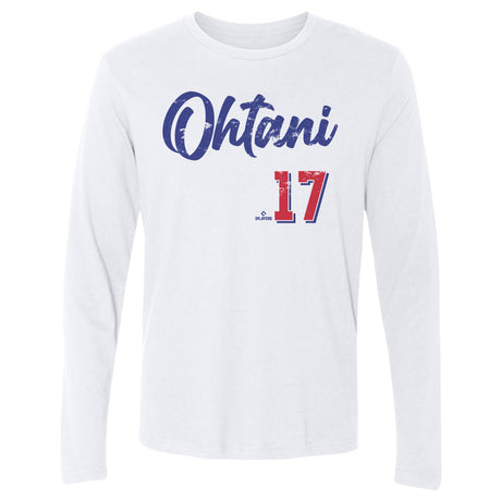 Shohei Ohtani Men's Long Sleeve T-Shirt | 500 LEVEL
