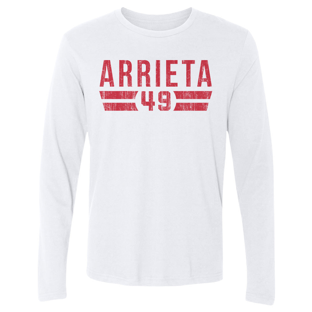Jake Arrieta Men's Long Sleeve T-Shirt | 500 LEVEL