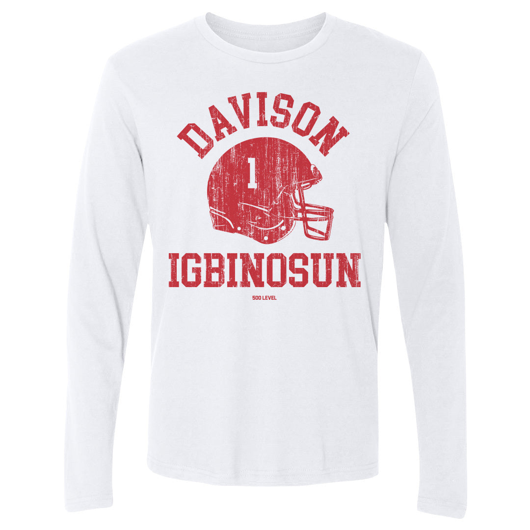 Davison Igbinosun Men's Long Sleeve T-Shirt | 500 LEVEL