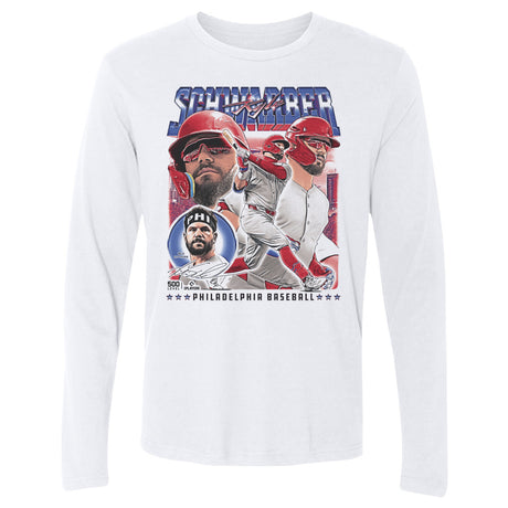 Kyle Schwarber Men's Long Sleeve T-Shirt | 500 LEVEL