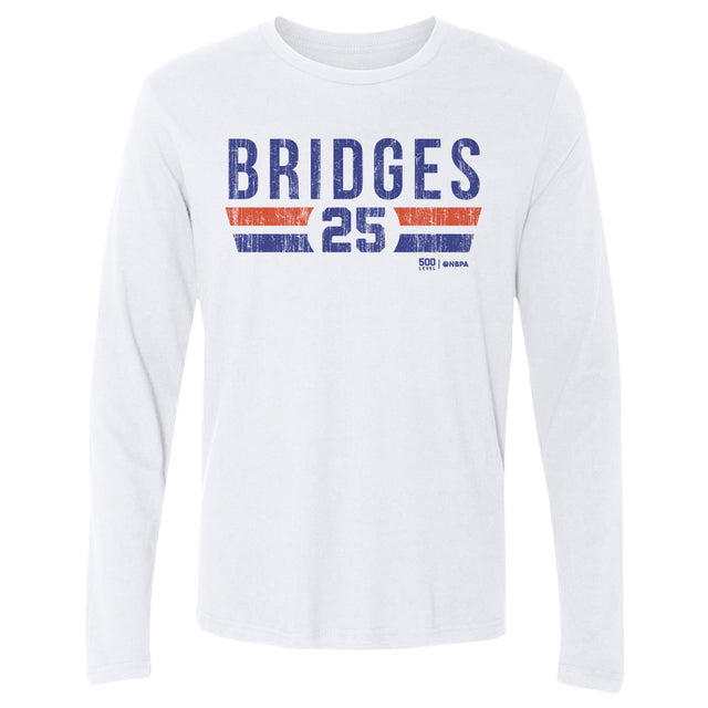Mikal Bridges Men's Long Sleeve T-Shirt | 500 LEVEL