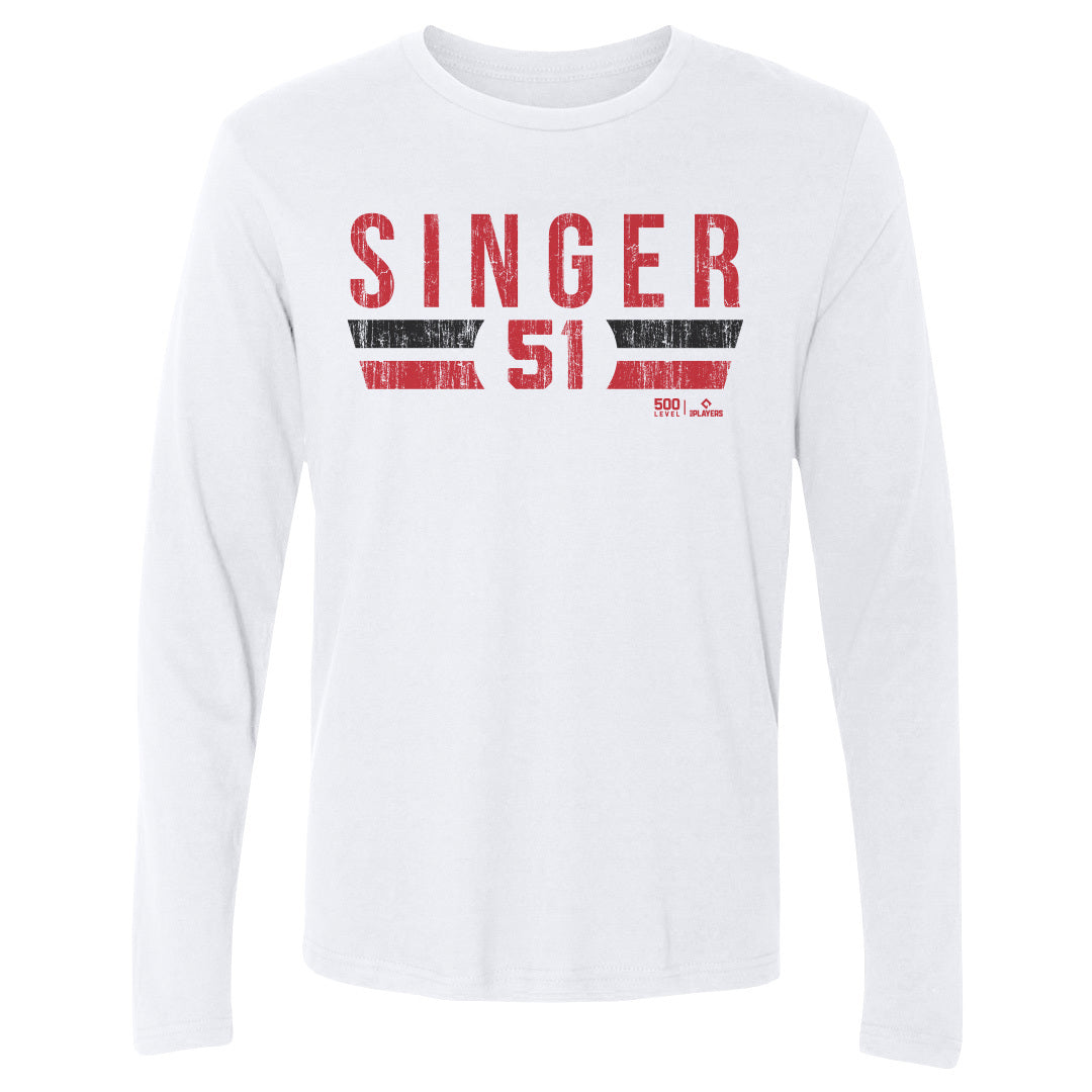 Brady Singer Men's Long Sleeve T-Shirt | 500 LEVEL