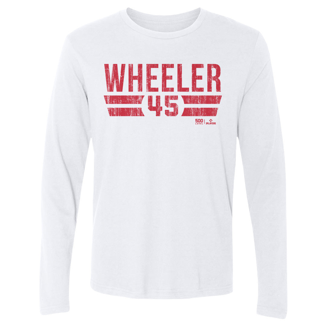 Zack Wheeler Men's Long Sleeve T-Shirt | 500 LEVEL