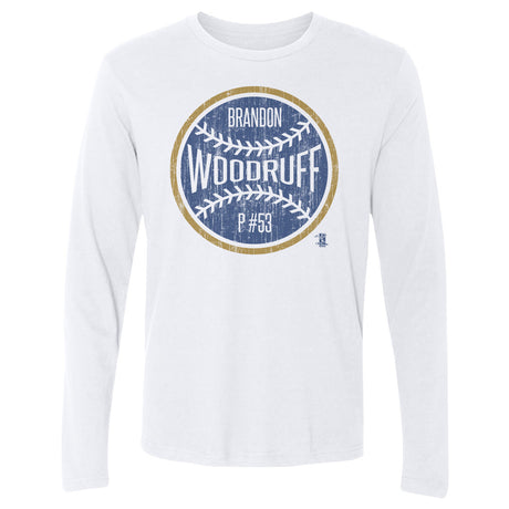 Brandon Woodruff Men's Long Sleeve T-Shirt | 500 LEVEL