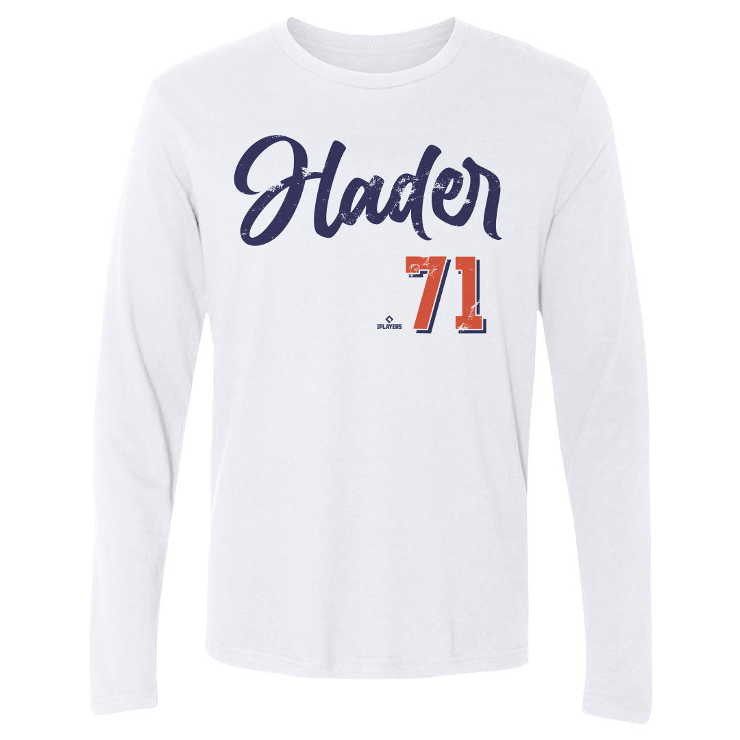 Josh Hader Men&#39;s Long Sleeve T-Shirt | 500 LEVEL