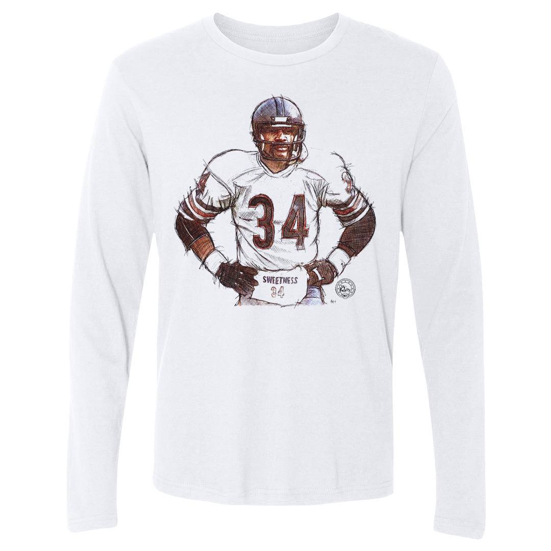 Walter Payton Men's Long Sleeve T-Shirt | 500 LEVEL