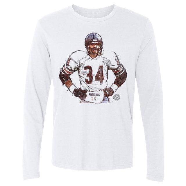 Walter Payton Men's Long Sleeve T-Shirt | 500 LEVEL