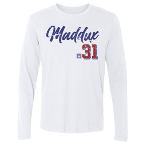 Greg Maddux Men's Long Sleeve T-Shirt | 500 LEVEL