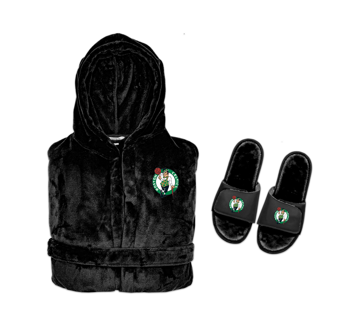 Boston Celtics Phantom Robe Slide Bundle