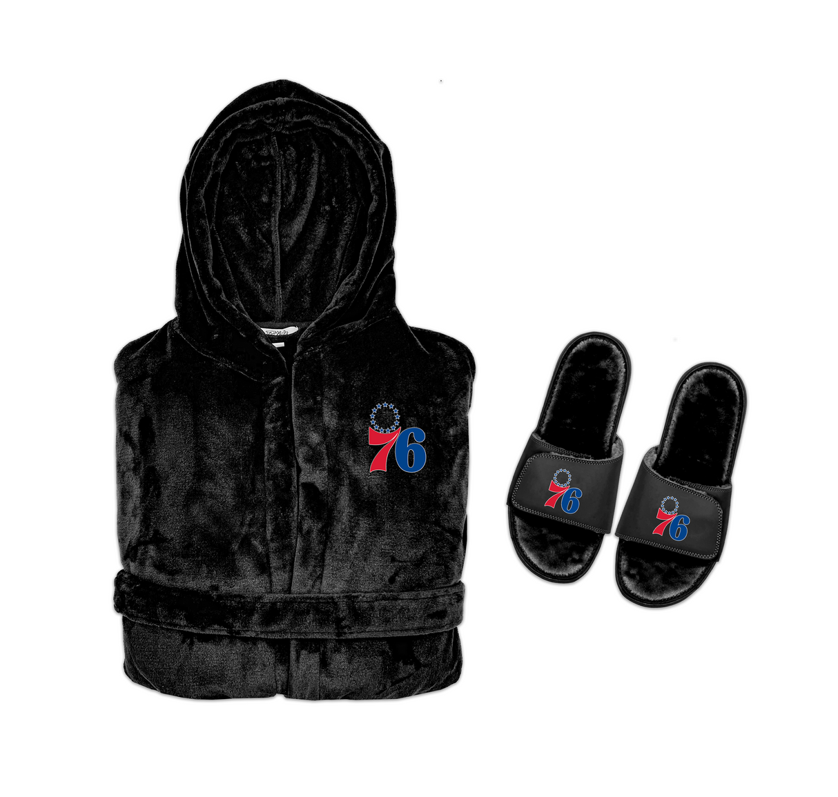 Philadelphia 76ers Phantom Robe Slide Bundle