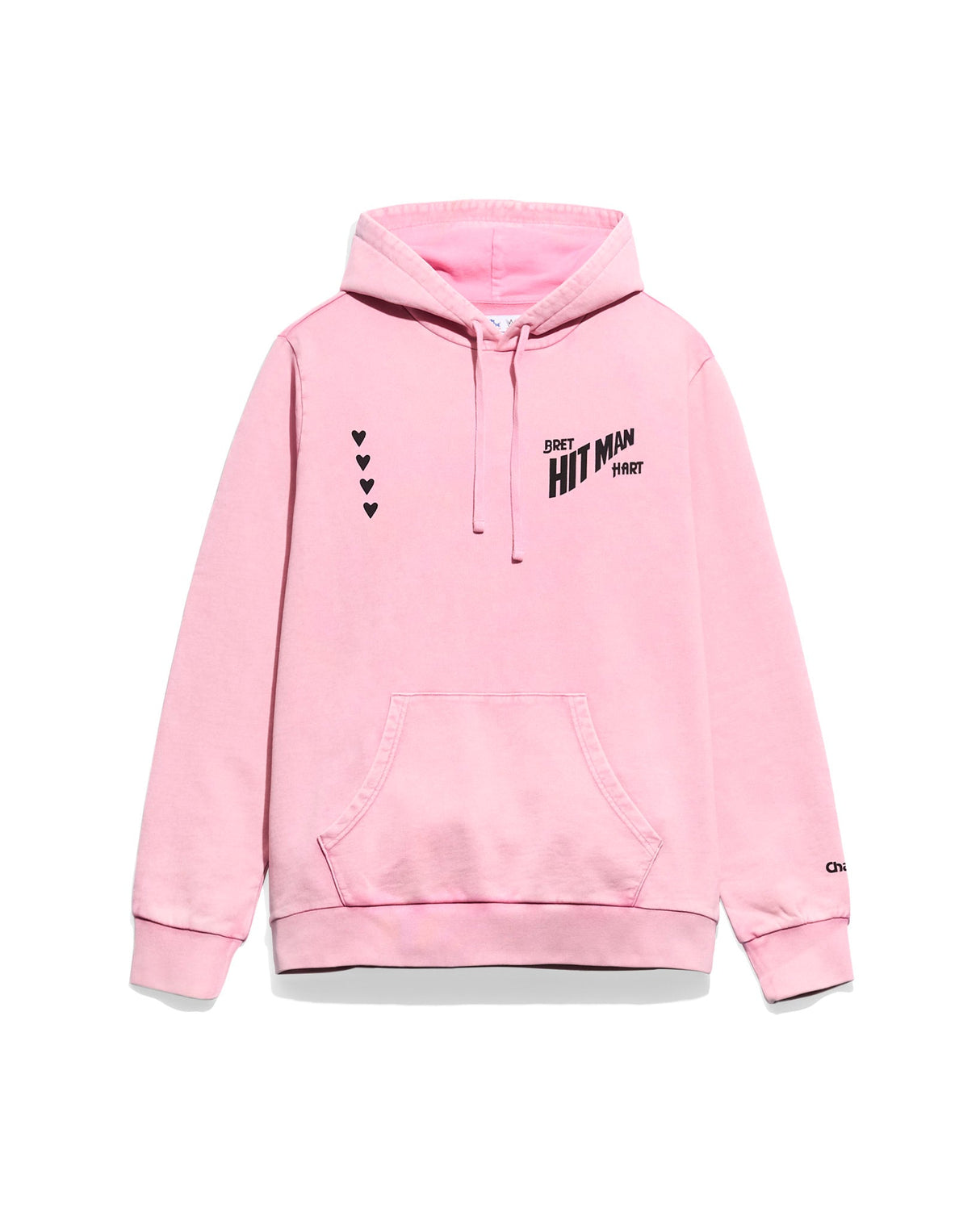 Bret Hart Pink French Terry Hoodie