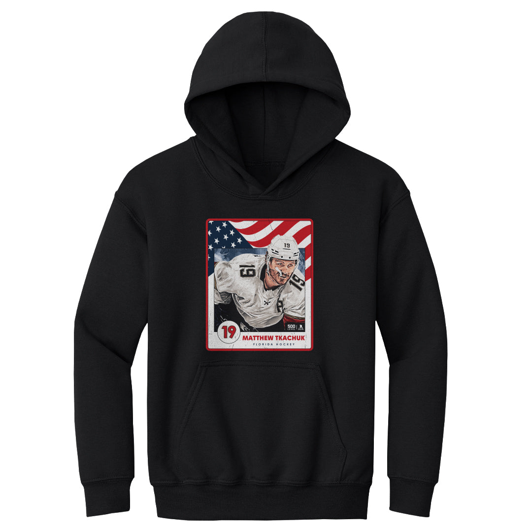 Matthew Tkachuk Kids Youth Hoodie | 500 LEVEL