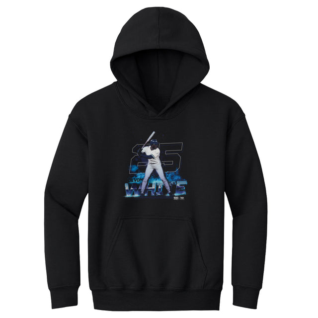 Devon White Kids Youth Hoodie | 500 LEVEL