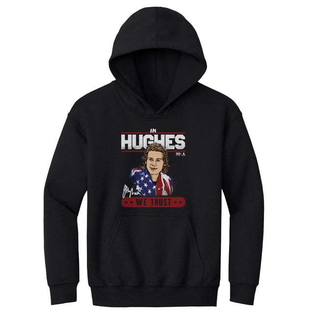 Jack Hughes Kids Youth Hoodie | 500 LEVEL