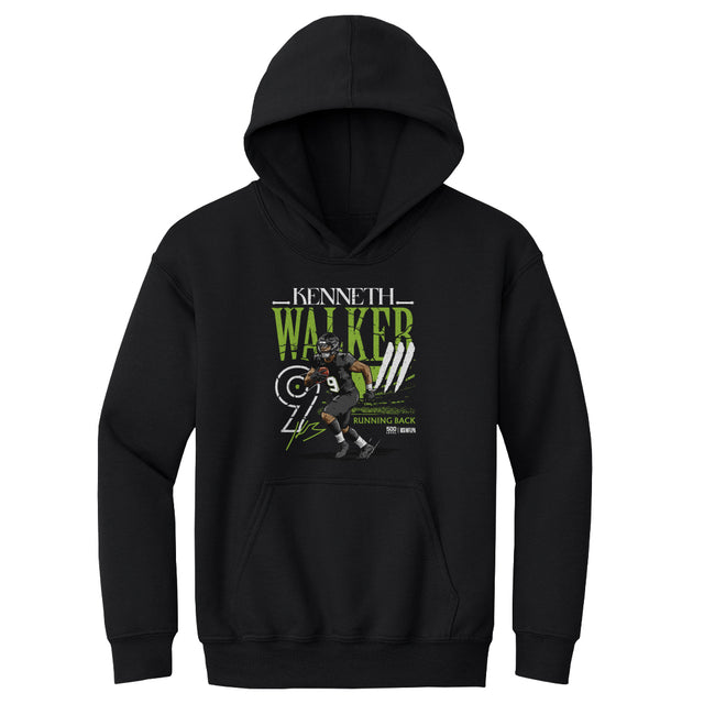 Kenneth Walker III Kids Youth Hoodie | 500 LEVEL