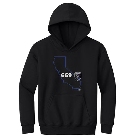 San Jose Earthquakes Kids Youth Hoodie | 500 LEVEL