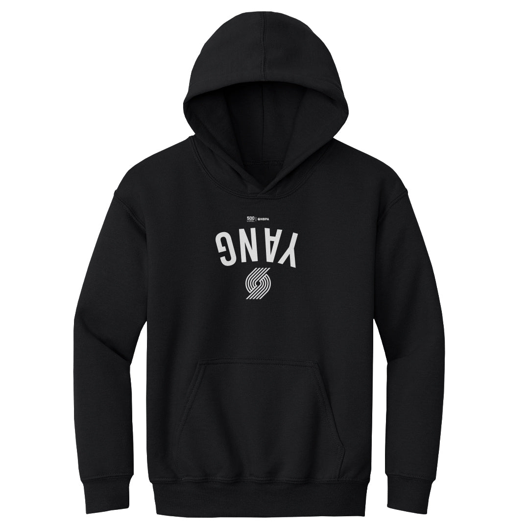 Yang Hansen Portland Trail Blazers Invert Kids Youth Hoodie – 500