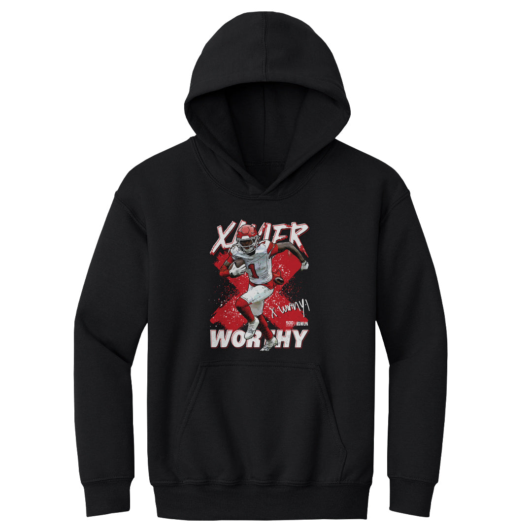 Xavier Worthy Kids Youth Hoodie | 500 LEVEL