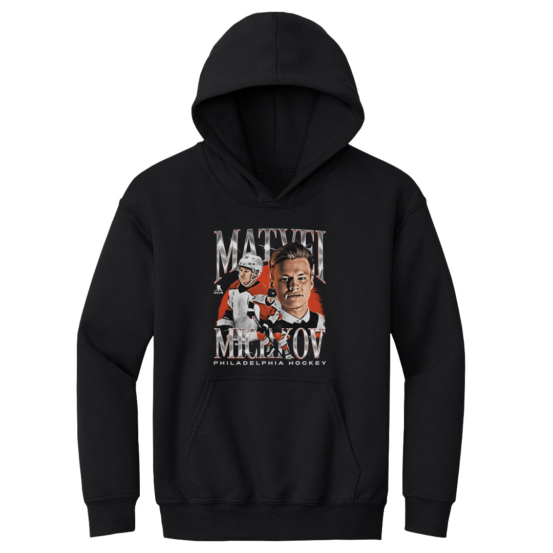 Matvei Michkov Kids Youth Hoodie | 500 LEVEL