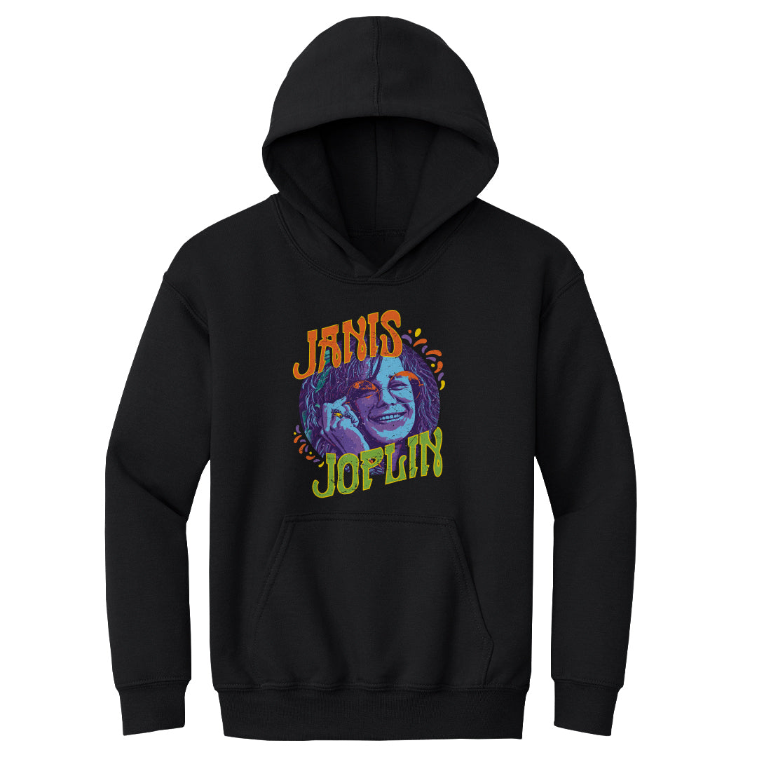 Janis Joplin Kids Youth Hoodie | 500 LEVEL