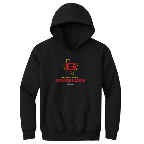 Houston Gamblers Kids Youth Hoodie | 500 LEVEL