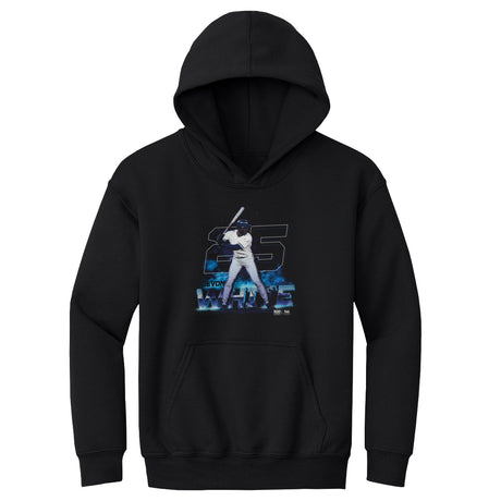 Devon White Kids Youth Hoodie | 500 LEVEL