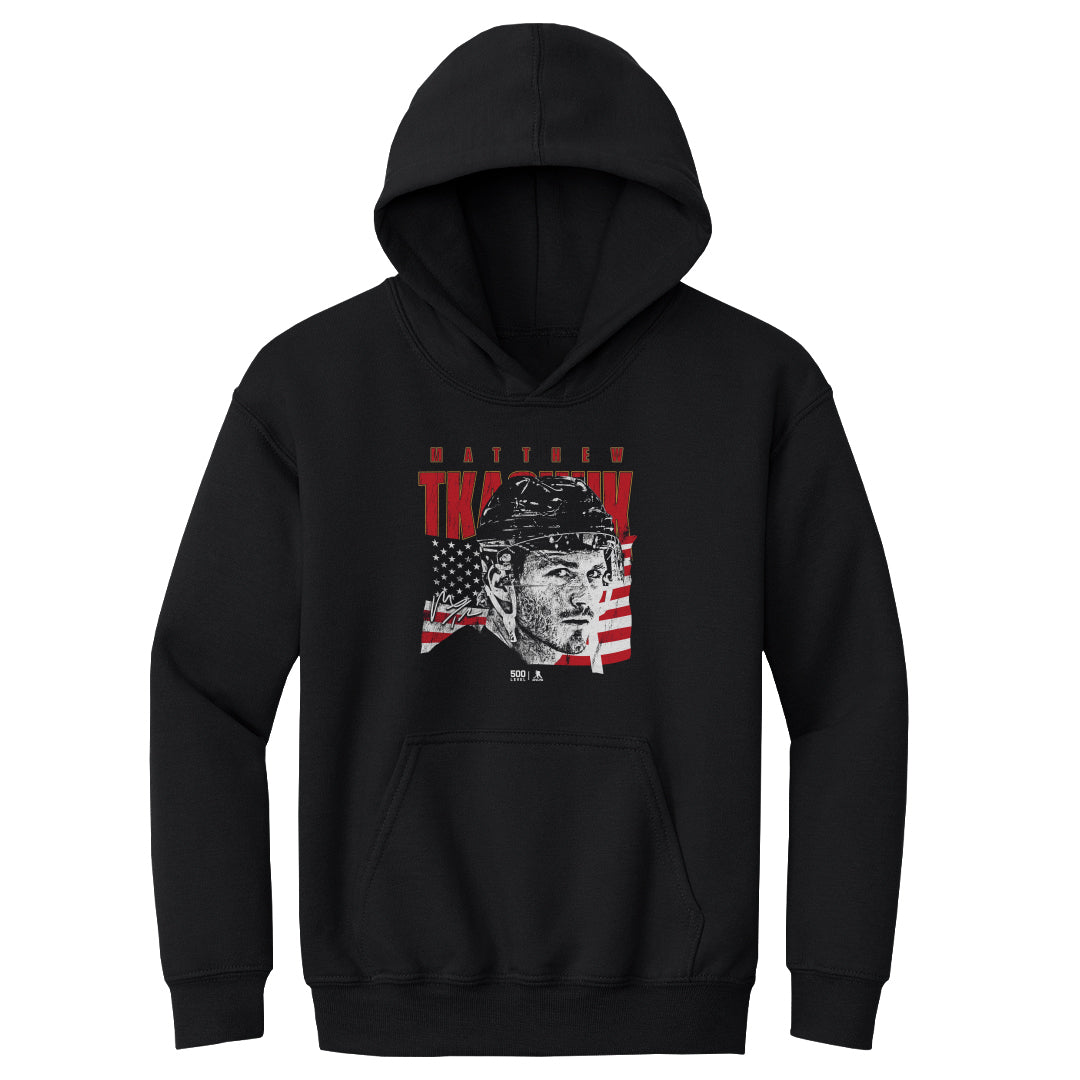 Matthew Tkachuk Kids Youth Hoodie | 500 LEVEL