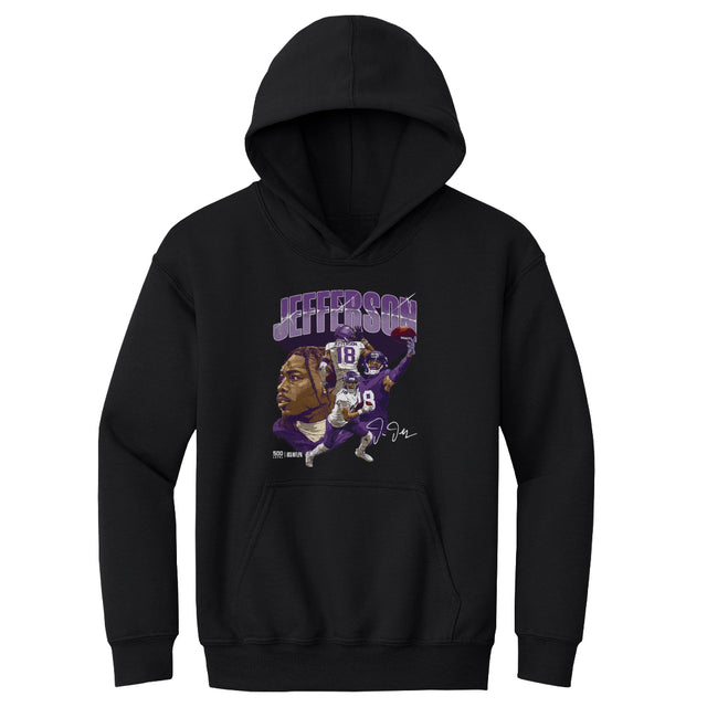 Justin Jefferson Kids Youth Hoodie | 500 LEVEL