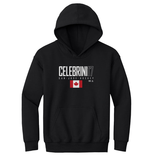 Macklin Celebrini Kids Youth Hoodie | 500 LEVEL
