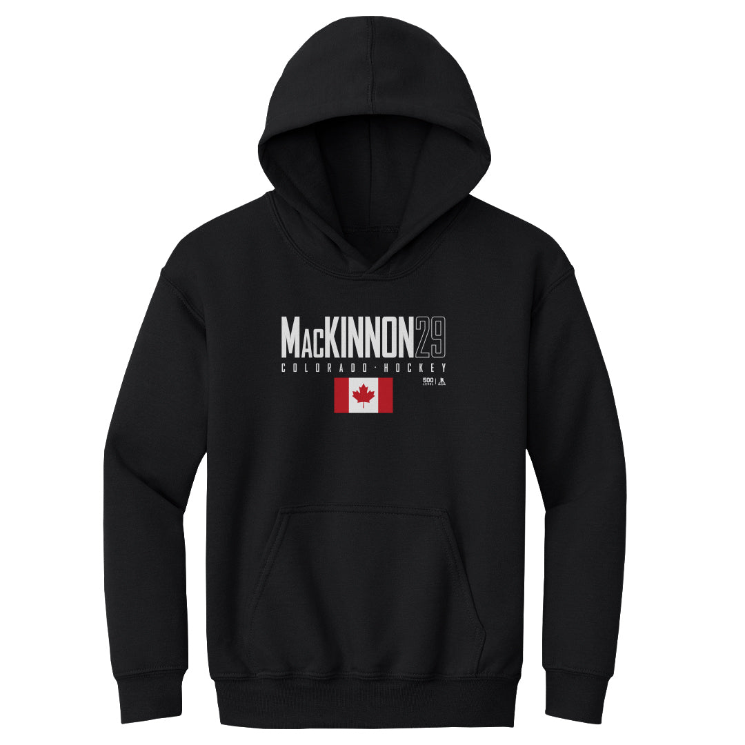 Nathan MacKinnon Kids Youth Hoodie | 500 LEVEL