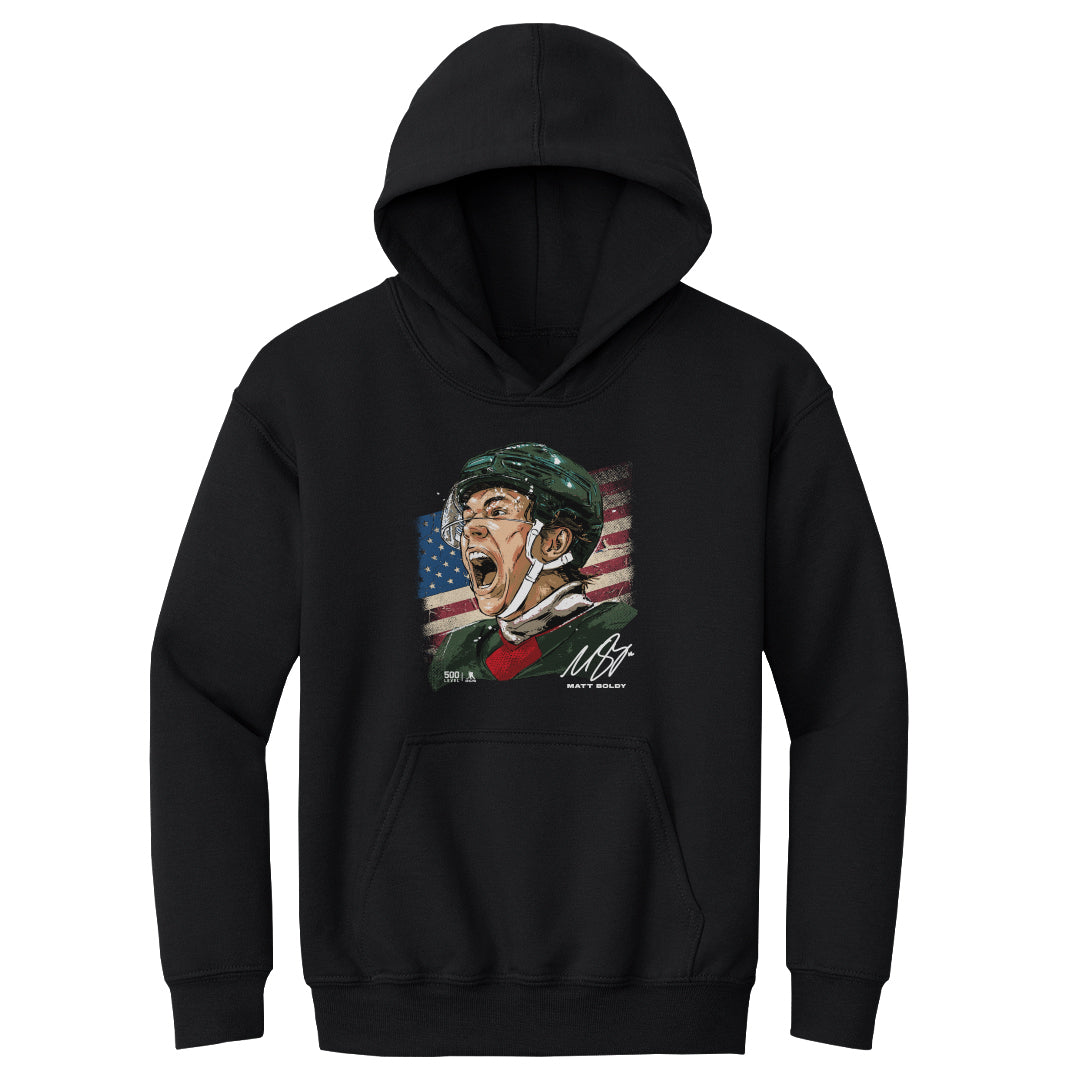 Matt Boldy Kids Youth Hoodie | 500 LEVEL
