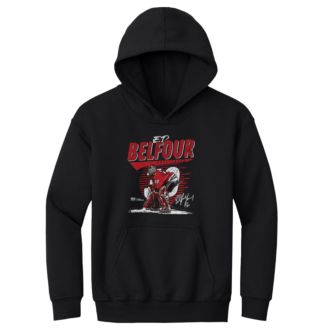 Ed Belfour Kids Youth Hoodie | 500 LEVEL