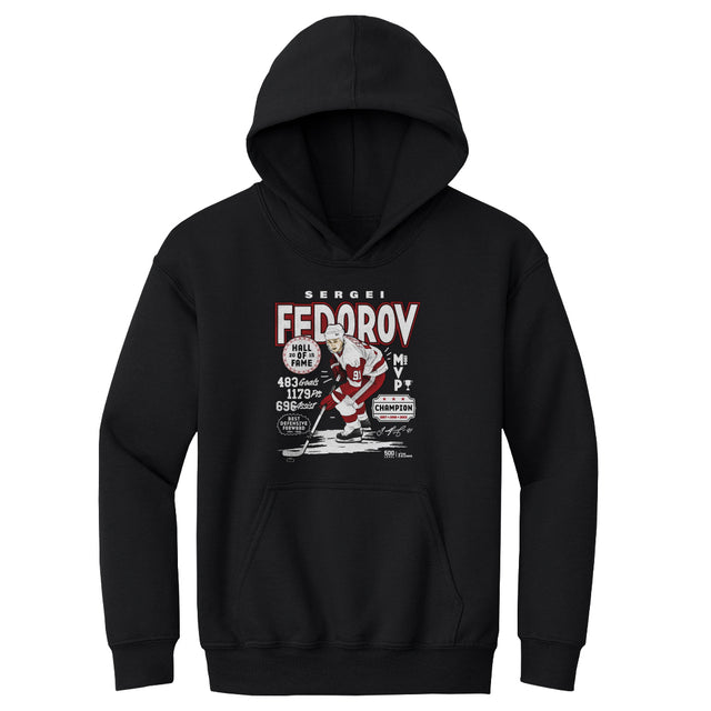 Sergei Fedorov Kids Youth Hoodie | 500 LEVEL