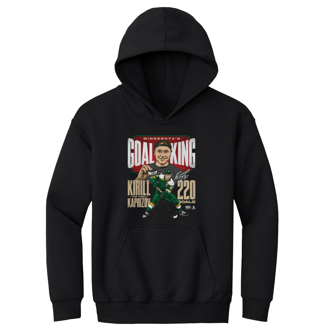 Kirill Kaprizov Kids Youth Hoodie | 500 LEVEL