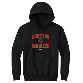 Houston Gamblers Kids Youth Hoodie | 500 LEVEL