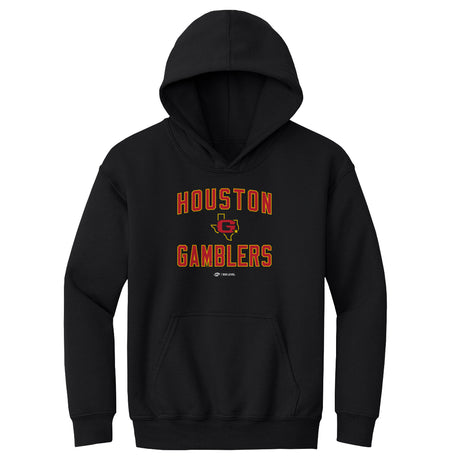 Houston Gamblers Kids Youth Hoodie | 500 LEVEL