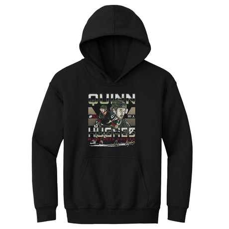 Quinn Hughes Kids Youth Hoodie | 500 LEVEL