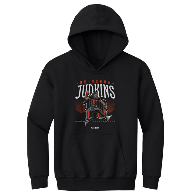 Quinshon Judkins Kids Youth Hoodie | 500 LEVEL